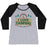 Virgin Teez  Baseball Tee Women's Tri-Blend Baseball Tee / small / Athletic Gray / Black I LOVE CAMPING (POCKET CAMP PARODY) WOMEN'S TRI-BLEND BASEBALL TEE