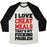 Virgin Teez  Baseball Tee Unisex Tri-Blend Baseball Tee / small / Oatmeal / Black I LOVE CHEAT MEALS THAT'S MY F***ING PROBLEM UNISEX TRI-BLEND BASEBALL TEE