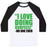 Virgin Teez  Baseball Tee Unisex Classic Baseball Tee / x-small / White/Black I LOVE DOING BURPEES UNISEX CLASSIC BASEBALL TEE