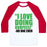 Virgin Teez  Baseball Tee Unisex Classic Baseball Tee / x-small / White/Red I LOVE DOING BURPEES UNISEX CLASSIC BASEBALL TEE