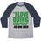 Virgin Teez  Baseball Tee Unisex Tri-Blend Baseball Tee / small / Athletic Gray / Navy I LOVE DOING BURPEES UNISEX TRI-BLEND BASEBALL TEE