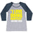 Virgin Teez  Baseball Tee Women's Tri-Blend Baseball Tee / small / Athletic Gray / Navy I LOVE DOING BURPEES WOMEN'S TRI-BLEND BASEBALL TEE