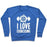 Virgin Teez  Pullover Crewneck Sweatshirt / x-small / Heathered Blue I LOVE EXORCISING CREWNECK SWEATSHIRT