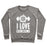 Virgin Teez  Pullover Crewneck Sweatshirt / x-small / Heathered Gray I LOVE EXORCISING CREWNECK SWEATSHIRT