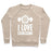 Virgin Teez  Pullover Crewneck Sweatshirt / x-small / Heathered Oatmeal I LOVE EXORCISING CREWNECK SWEATSHIRT