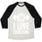 Virgin Teez  Baseball Tee Unisex Tri-Blend Baseball Tee / small / Oatmeal / Black I LOVE EXORCISING UNISEX TRI-BLEND BASEBALL TEE