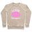 Virgin Teez  Pullover Crewneck Sweatshirt / x-small / Heathered Oatmeal I LOVE FOOTBALL CREWNECK SWEATSHIRT