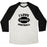 Virgin Teez  Baseball Tee Unisex Tri-Blend Baseball Tee / small / Oatmeal / Black I LOVE FOOTBALL UNISEX TRI-BLEND BASEBALL TEE