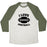 Virgin Teez  Baseball Tee Unisex Tri-Blend Baseball Tee / small / Oatmeal / Moss I LOVE FOOTBALL UNISEX TRI-BLEND BASEBALL TEE