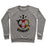 Virgin Teez  Pullover Crewneck Sweatshirt / x-small / Heathered Gray I LOVE GERMANY (SOCCER) CREWNECK SWEATSHIRT