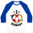 Virgin Teez  Baseball Tee Unisex Classic Baseball Tee / x-small / White/Blue I LOVE GERMANY (SOCCER) UNISEX CLASSIC BASEBALL TEE