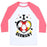 Virgin Teez  Baseball Tee Unisex Classic Baseball Tee / x-small / White/Neon Pink I LOVE GERMANY (SOCCER) UNISEX CLASSIC BASEBALL TEE