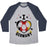 Virgin Teez  Baseball Tee Unisex Tri-Blend Baseball Tee / small / Athletic Gray / Navy I LOVE GERMANY (SOCCER) UNISEX TRI-BLEND BASEBALL TEE