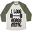 Virgin Teez  Baseball Tee Unisex Tri-Blend Baseball Tee / small / Oatmeal / Moss I LOVE HEAVY METAL UNISEX TRI-BLEND BASEBALL TEE