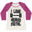 Virgin Teez  Baseball Tee Women's Tri-Blend Baseball Tee / small / Oatmeal / Berry I LOVE HEAVY METAL WOMEN'S TRI-BLEND BASEBALL TEE