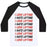 Virgin Teez  Baseball Tee Unisex Classic Baseball Tee / x-small / White/Black I LOVE LIFTING I HATE LIFTING UNISEX CLASSIC BASEBALL TEE