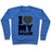 Virgin Teez  Pullover Crewneck Sweatshirt / x-small / Heathered Blue I LOVE MY BALLER CREWNECK SWEATSHIRT