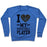 Virgin Teez  Pullover Crewneck Sweatshirt / x-small / Heathered Blue I LOVE MY BASKETBALL PLAYER CREWNECK SWEATSHIRT