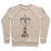Virgin Teez  Pullover Crewneck Sweatshirt / x-small / Heathered Oatmeal I LOVE MY BIG BOOTY CREWNECK SWEATSHIRT