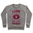 Virgin Teez  Pullover Crewneck Sweatshirt / x-small / Heathered Gray I LOVE MY BOYFRIEND ALMOST AS MUCH AS I LOVE FOOTBALL CREWNECK SWEATSHIRT