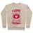 Virgin Teez  Pullover Crewneck Sweatshirt / x-small / Heathered Oatmeal I LOVE MY BOYFRIEND ALMOST AS MUCH AS I LOVE FOOTBALL CREWNECK SWEATSHIRT