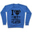 Virgin Teez  Pullover Crewneck Sweatshirt / x-small / Heathered Blue I LOVE MY FOOTBALL PLAYER CREWNECK SWEATSHIRT