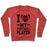 Virgin Teez  Pullover Crewneck Sweatshirt / x-small / Heathered Red I LOVE MY FOOTBALL PLAYER CREWNECK SWEATSHIRT