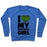 Virgin Teez  Pullover Crewneck Sweatshirt / x-small / Heathered Blue I LOVE MY SOFTBALL GIRL (BASEBALL SHIRT) CREWNECK SWEATSHIRT