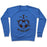 Virgin Teez  Pullover Crewneck Sweatshirt / x-small / Heathered Blue I LOVE NETHERLANDS (SOCCER) CREWNECK SWEATSHIRT