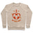 Virgin Teez  Pullover Crewneck Sweatshirt / x-small / Heathered Oatmeal I LOVE NETHERLANDS (SOCCER) CREWNECK SWEATSHIRT