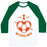 Virgin Teez  Baseball Tee Unisex Classic Baseball Tee / x-small / White/Dark Green I LOVE NETHERLANDS (SOCCER) UNISEX CLASSIC BASEBALL TEE
