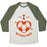 Virgin Teez  Baseball Tee Unisex Tri-Blend Baseball Tee / small / Oatmeal / Moss I LOVE NETHERLANDS (SOCCER) UNISEX TRI-BLEND BASEBALL TEE