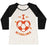Virgin Teez  Baseball Tee Women's Tri-Blend Baseball Tee / small / Oatmeal / Black I LOVE NETHERLANDS (SOCCER) WOMEN'S TRI-BLEND BASEBALL TEE