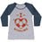 Virgin Teez  Baseball Tee Women's Tri-Blend Baseball Tee / small / Athletic Gray / Navy I LOVE NETHERLANDS (SOCCER) WOMEN'S TRI-BLEND BASEBALL TEE