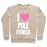 Virgin Teez  Pullover Crewneck Sweatshirt / x-small / Heathered Oatmeal I LOVE POLE FITNESS CREWNECK SWEATSHIRT