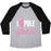 Virgin Teez  Baseball Tee Unisex Tri-Blend Baseball Tee / small / Athletic Gray / Black I LOVE POLE FITNESS UNISEX TRI-BLEND BASEBALL TEE