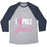 Virgin Teez  Baseball Tee Unisex Tri-Blend Baseball Tee / small / Athletic Gray / Navy I LOVE POLE FITNESS UNISEX TRI-BLEND BASEBALL TEE