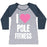 Virgin Teez  Baseball Tee Women's Tri-Blend Baseball Tee / small / Athletic Gray / Navy I LOVE POLE FITNESS WOMEN'S TRI-BLEND BASEBALL TEE