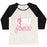 Virgin Teez  Baseball Tee Women's Tri-Blend Baseball Tee / small / Oatmeal / Black I LOVE POLE FITNESS WOMEN'S TRI-BLEND BASEBALL TEE