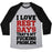 Virgin Teez  Baseball Tee Unisex Tri-Blend Baseball Tee / small / Athletic Gray / Black I LOVE REST DAYS THAT'S MY F***ING PROBLEM UNISEX TRI-BLEND BASEBALL TEE