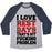 Virgin Teez  Baseball Tee Unisex Tri-Blend Baseball Tee / small / Athletic Gray / Navy I LOVE REST DAYS THAT'S MY F***ING PROBLEM UNISEX TRI-BLEND BASEBALL TEE