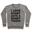Virgin Teez  Pullover Crewneck Sweatshirt / x-small / Heathered Gray I LOVE RUGBY GUYS & RUGBY THIGHS CREWNECK SWEATSHIRT