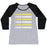 Virgin Teez  Baseball Tee Women's Tri-Blend Baseball Tee / small / Athletic Gray / Black I LOVE RUNNING I HATE RUNNING WOMEN'S TRI-BLEND BASEBALL TEE