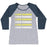 Virgin Teez  Baseball Tee Women's Tri-Blend Baseball Tee / small / Athletic Gray / Navy I LOVE RUNNING I HATE RUNNING WOMEN'S TRI-BLEND BASEBALL TEE