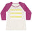 Virgin Teez  Baseball Tee Women's Tri-Blend Baseball Tee / small / Oatmeal / Berry I LOVE RUNNING I HATE RUNNING WOMEN'S TRI-BLEND BASEBALL TEE