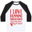 Virgin Teez  Baseball Tee Unisex Classic Baseball Tee / x-small / White/Black I LOVE RUNNING MARATHONS ESPECIALLY WHEN THEY'RE OVER UNISEX CLASSIC BASEBALL TEE