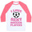 Virgin Teez  Baseball Tee Unisex Classic Baseball Tee / x-small / White/Neon Pink I LOVE SEXY SOCCER PLAYERS UNISEX CLASSIC BASEBALL TEE