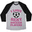 Virgin Teez  Baseball Tee Unisex Tri-Blend Baseball Tee / small / Athletic Gray / Black I LOVE SEXY SOCCER PLAYERS UNISEX TRI-BLEND BASEBALL TEE