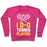 Virgin Teez  Pullover Crewneck Sweatshirt / x-small / Deep Pink I LOVE TENNIS PLAYERS CREWNECK SWEATSHIRT