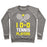 Virgin Teez  Pullover Crewneck Sweatshirt / x-small / Heathered Gray I LOVE TENNIS PLAYERS CREWNECK SWEATSHIRT